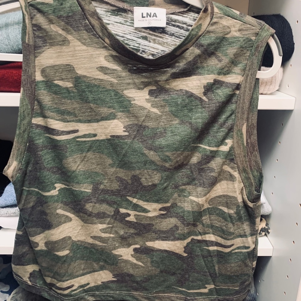 LNA camo muscle tank
